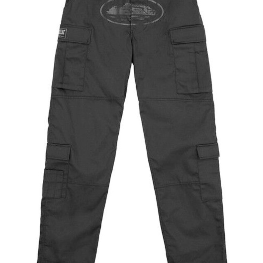 Corteiz Black Cargo Pants